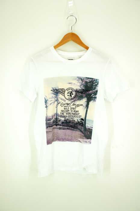 DIESEL (ディーゼル) プリントデザインTシャツ メンズ トップス