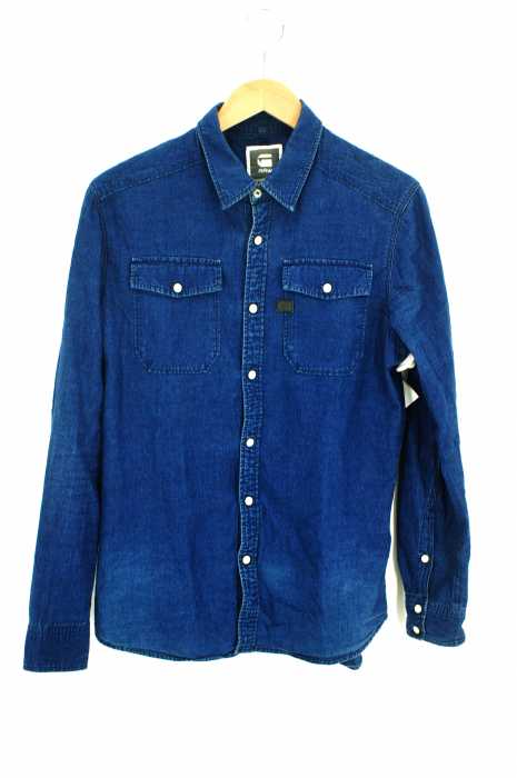 G-STAR RAW (ジースターロー) LANDOH シャンブレーシャツ メンズ トップス