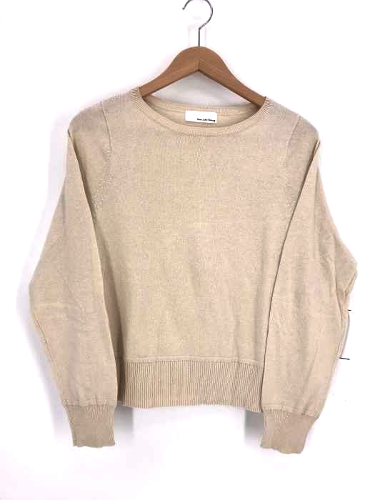 GREEN LABEL RELAXING（グリーンレーベルリラクシング） ワイド クルーネック プルオーバー ニット レディース トップス