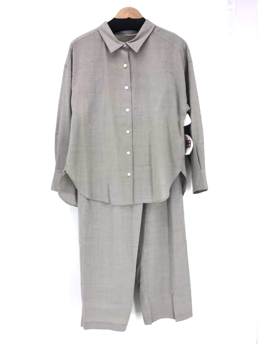 UNITED ARROWS green label relaxing（ユナイテッドアローズグリーンレーベルリラクシング） オーバーサイズシャツパンツセット レディース セットアップ