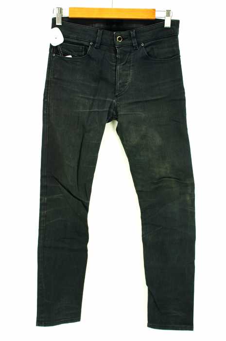 DIESEL BLACK GOLD(ディーゼルブラックゴールド) イタリア製 SUPERBIA-NP ストレッチブラックデニムパンツ メンズ パンツ