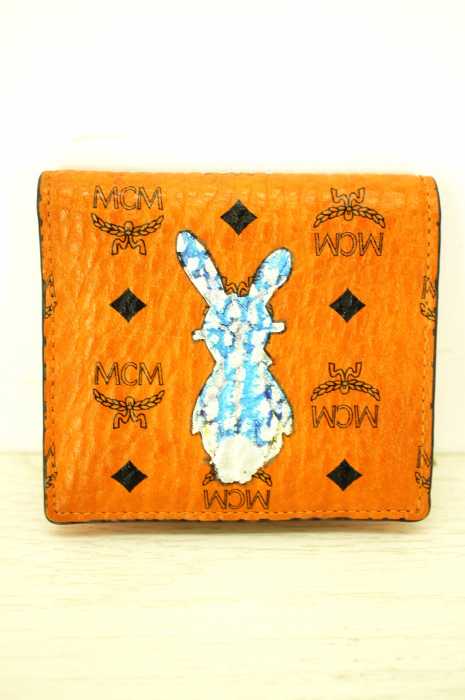MCM (エムシーエム) Rabbit VISETOS ミニ財布 レディース 財布・ケース
