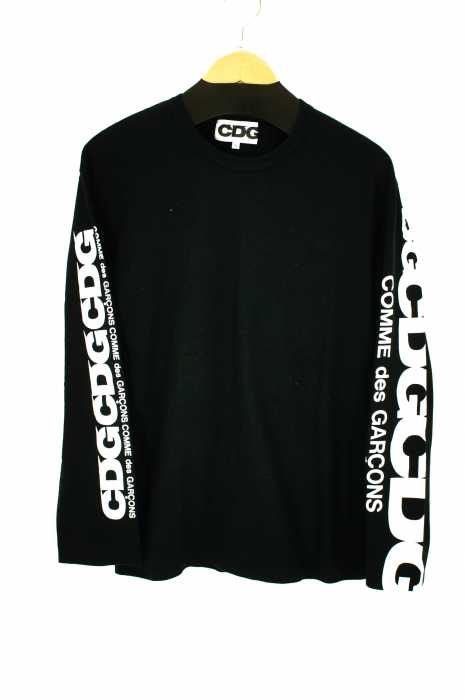 CDG COMME des GARCONS （シーディージー コムデギャルソン） AD2019  プリント袖カットソー メンズ トップス
