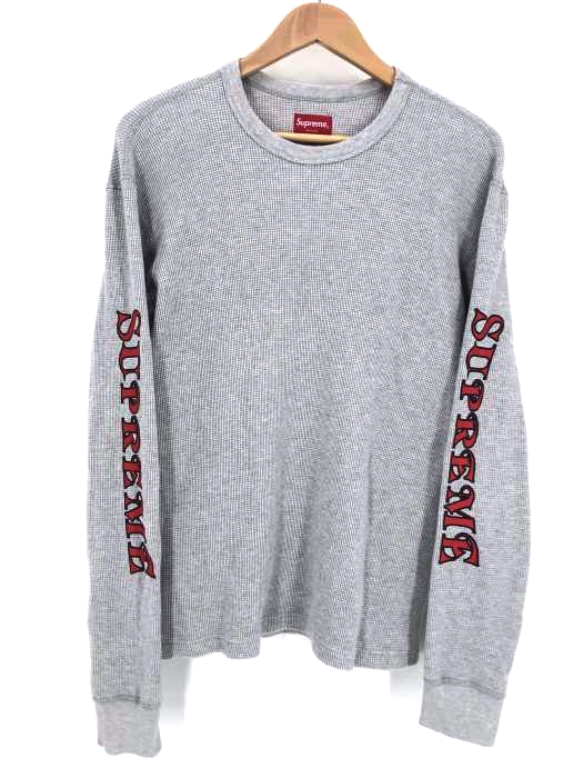 Supreme（シュプリーム） Sleeve Logo Waffle Thermal メンズ トップス