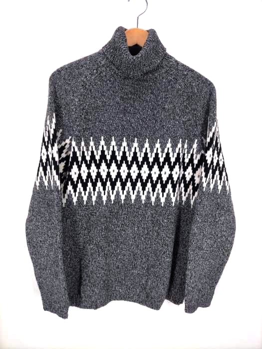 ZARA MAN（ザラマン） ノルディック柄ハイネックニット メンズ トップス