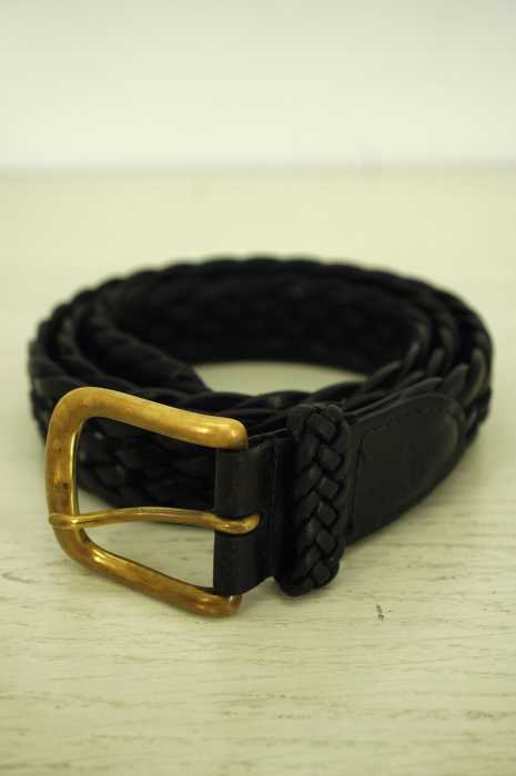 Polo by RALPH LAUREN （ポロバイラルフローレン） レザー メッシュベルト メンズ ファッション雑貨