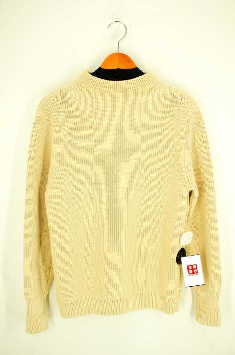 ANDERSEN−ANDERSEN（アンデルセンアンデルセン） COTTON CREWNECK 5ゲージ 片あぜ編み メンズ トップス