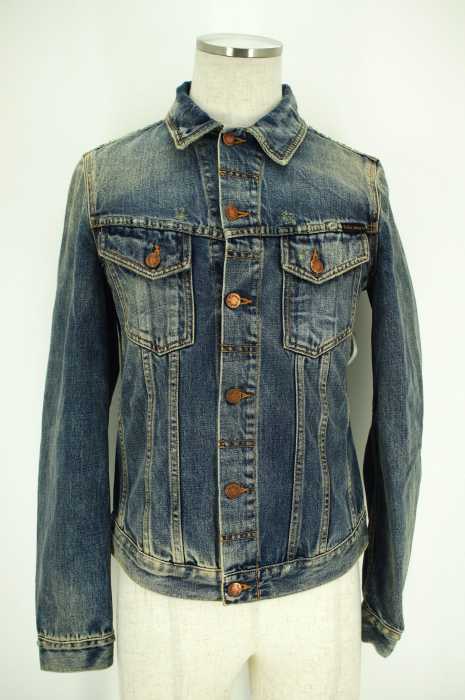 Nudie Jeans （ヌーディージーンズ） BILLY ダメージ加工 デニムジャケット メンズ アウター
