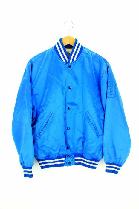 USED古着 (ユーズドフルギ) メタリックブルゾン スタジャン メンズ アウター