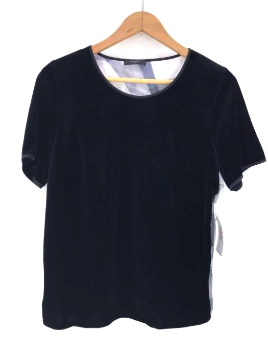 Paul Smith（ポールスミス） ベロア グラフィック切替Tシャツ レディース トップス