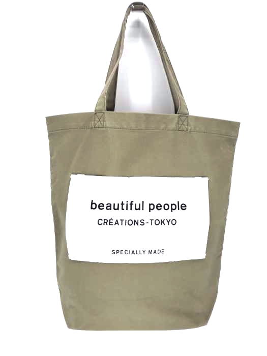 beautiful people（ビューティフルピープル） ネームタグトート バッグ レディース バッグ