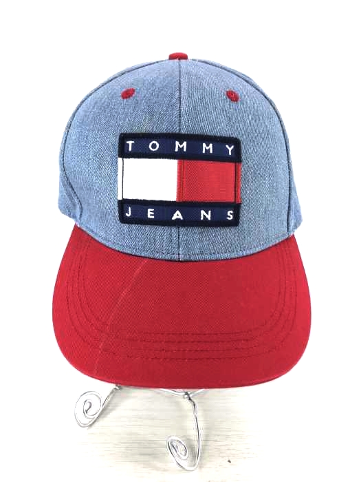 tommy jeans（トミージーンズ） フラッグロゴデニムキャップ メンズ 帽子