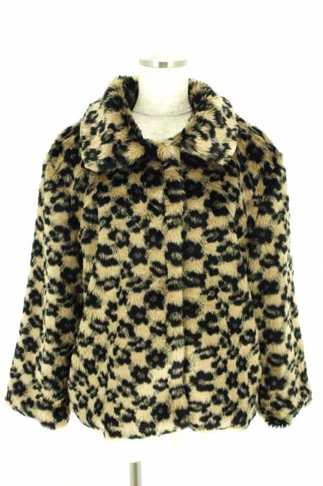 yumi outer wear(ユミアアウターウェア) レオパード柄ファージャケット レディース アウター