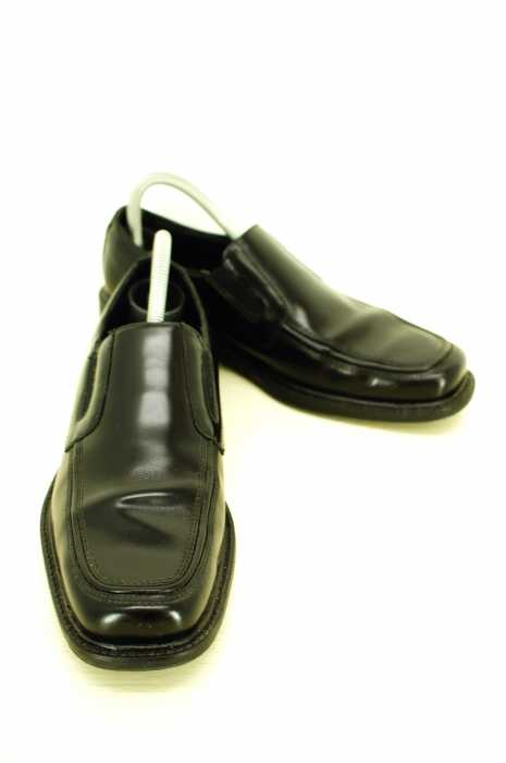 ROCKPORT（ロックポート） Black Leather Slip-on Loafers レザースリッポンローファー メンズ シューズ
