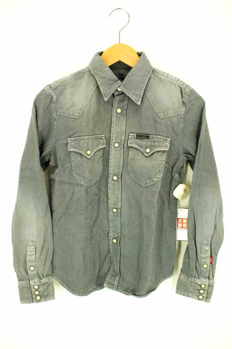 HYSTERIC GLAMOUR （ヒステリックグラマー） 無地ウエスタンシャツ メンズ トップス