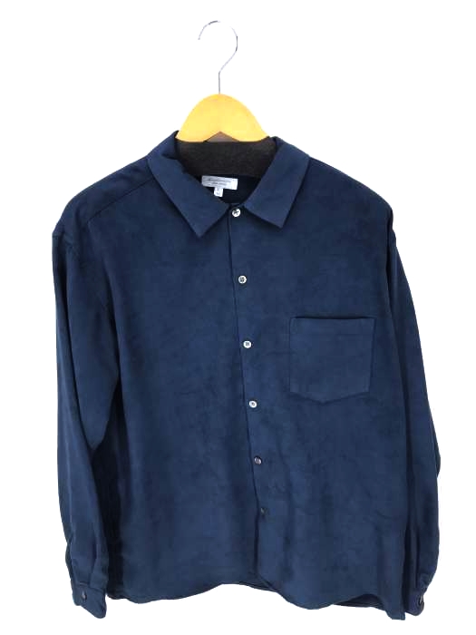 BEAUTY&YOUTH UNITED ARROWS（ビューティーアンドユースユナイテッドアローズ） スエードタッチシャツ　COBALT　18SS メンズ トップス