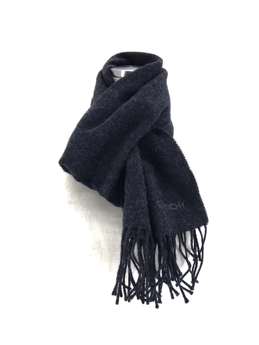GIVENCHY(ジバンシィ) ロゴ刺繍入りウールマフラー レディース ファッション雑貨