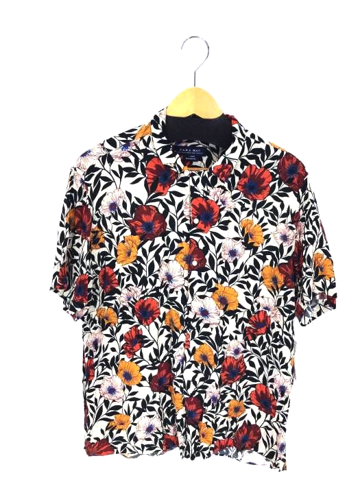ZARA MAN（ザラマン） ハイビスカス柄アロハシャツ メンズ トップス