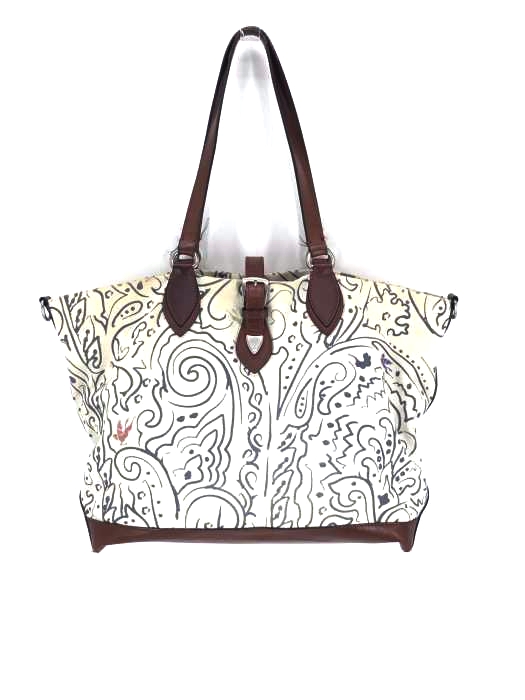 ETRO(エトロ) キャンバス×レザートートバッグ レディース バッグ