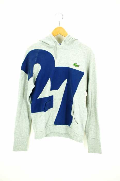 LACOSTE (ラコステ) プリントフーディープルオーバーパーカー メンズ トップス