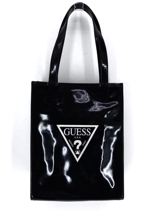 GUESS（ゲス） エナメルスクエアトートバッグ レディース バッグ