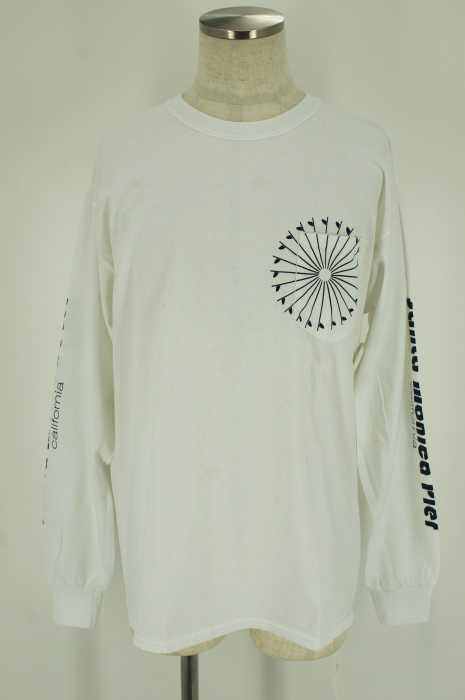 UNITED ARROWS green label relaxing （ユナイテッドアローズグリーンレーベルリラクシング） THE DAY RELAXING プリント入り長袖Tシャツ メンズ トップス
