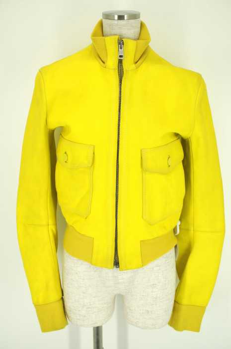 BALENCIAGA (バレンシアガ) カウレザーシングルジャケット レディース アウター