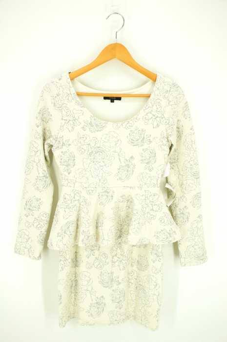 rienda（リエンダ） ローズジャカードペプラムOP レディース ワンピース