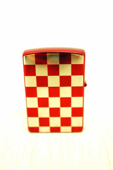 ZIPPO（ジッポ） チェッカー柄ライター メンズ ファッション雑貨