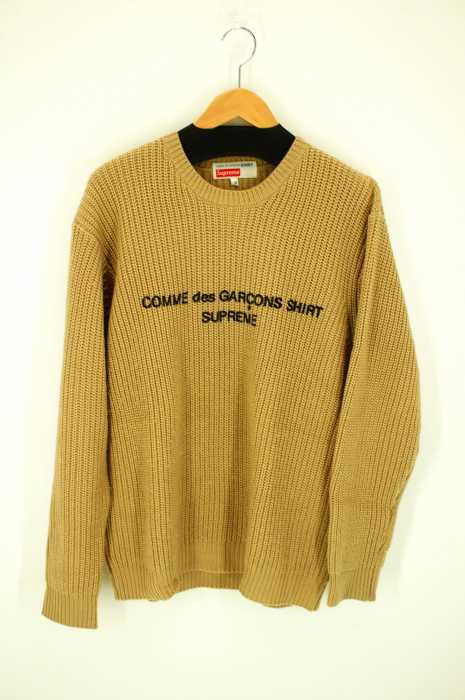 supreme×COMME des GARCONS SHIRT（シュプリーム×コムデギャルソンシャツ） FW18 Cotton Sweater メンズ トップス