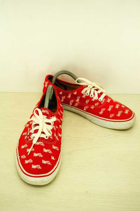 VANS × Curtis Kulig（バンズカーティスクリーグ） オーセンティック LOVE ME 刺繍スニーカー メンズ シューズ