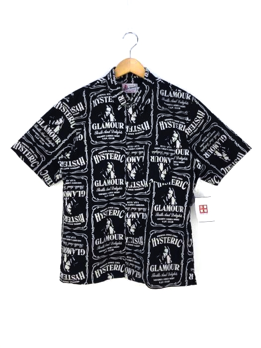 HYSTERIC GLAMOUR(ヒステリックグラマー) WHISKY柄 スタンダードカラーシャツ メンズ トップス