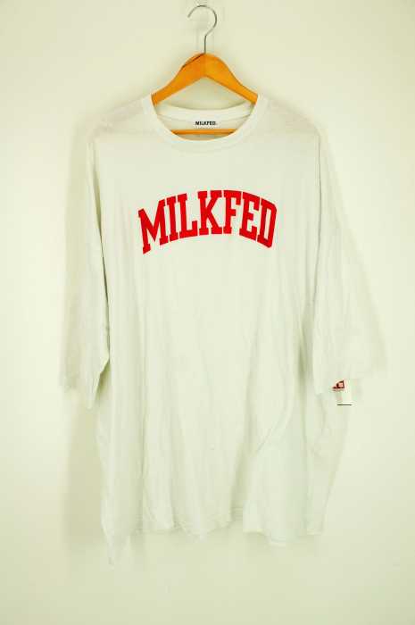 MILKFED. （ミルクフェド） カットソーロゴワンピース レディース ワンピース