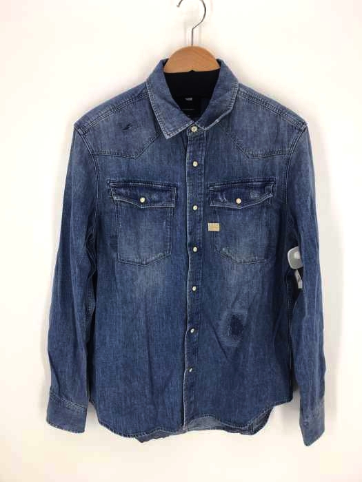 G-STAR RAW(ジースターロー) 3301 Graft Shirt デニムシャツ メンズ トップス