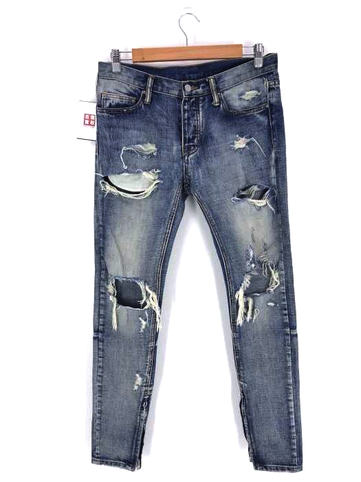 mnml（ミニマル） M1 DENIM スキニーダメージデニム メンズ パンツ