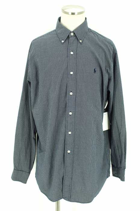 Polo by RALPH LAUREN （ポロバイラルフローレン） 刺繍ロゴ入り総柄ボタンダウンシャツ メンズ トップス