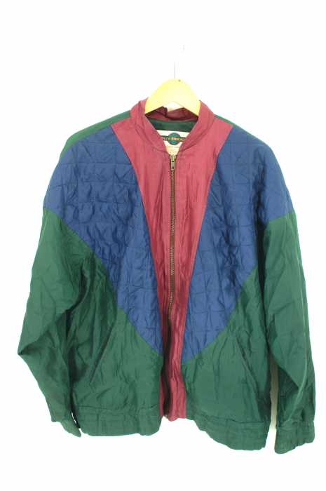 USED古着  （ユーズドフルギ） シルク切替ブルゾン メンズ アウター