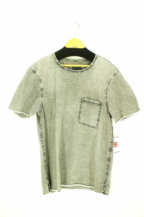 ZARA MAN （ザラマン） ケミカルウォッシュデニムトップス メンズ トップス