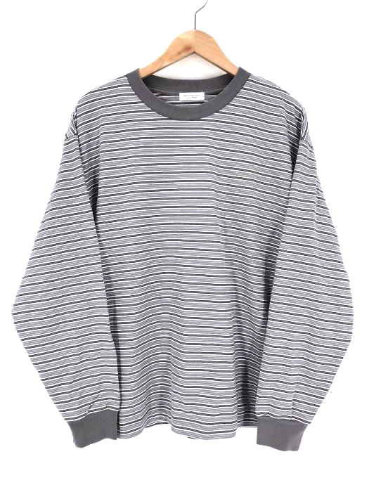 BEAUTY&YOUTH UNITED ARROWS（ビューティーアンドユースユナイテッドアローズ） ワイアード ボーダー ワイド カットソー メンズ トップス
