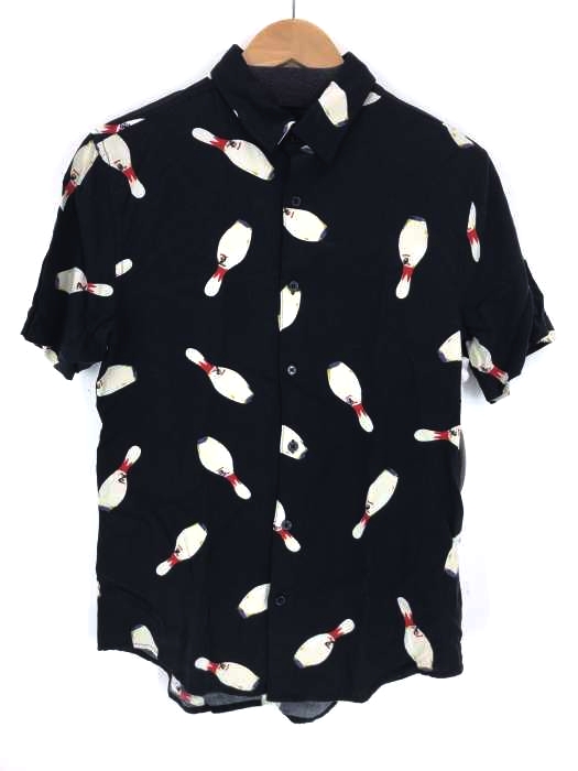 GUESS(ゲス) 半袖 ボーリングシャツ メンズ トップス