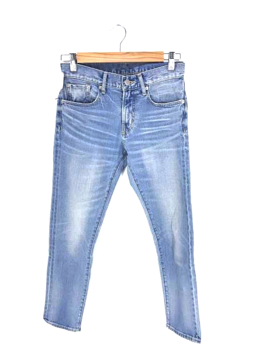 SHIPS（シップス） スリムテーパードデニム セルビッチ ライトブルー  