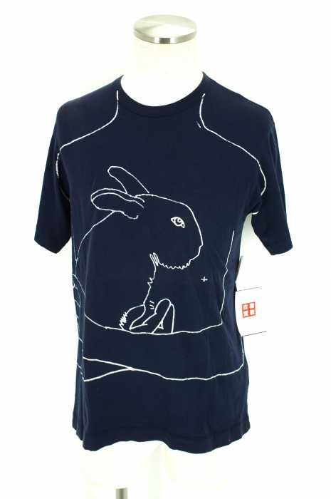 COMME des GARCONS SHIRT (コムデギャルソンシャツ) ペンキプリント加工Tシャツ メンズ トップス