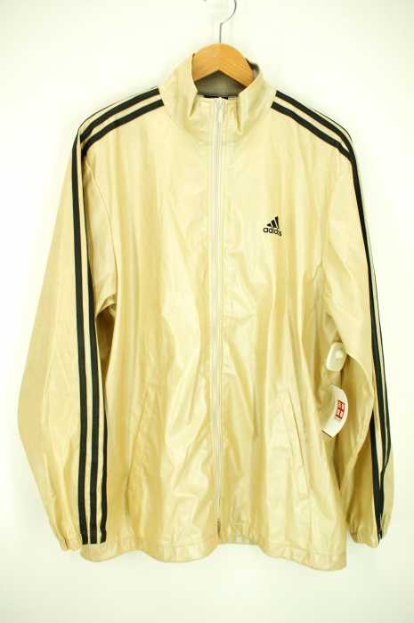 adidas （アディダス） サイドライン　コーティング加工　ジップアップ メンズ トップス