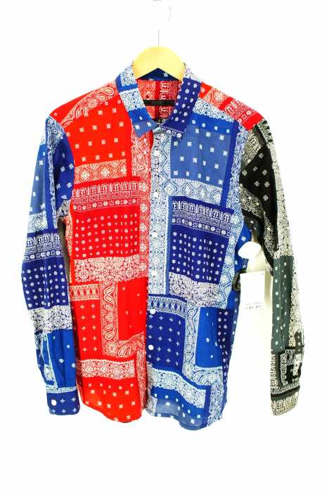 SOPHNET. （ソフネット） BANDANA REGULAR COLLAR SHIRT バンダナ 