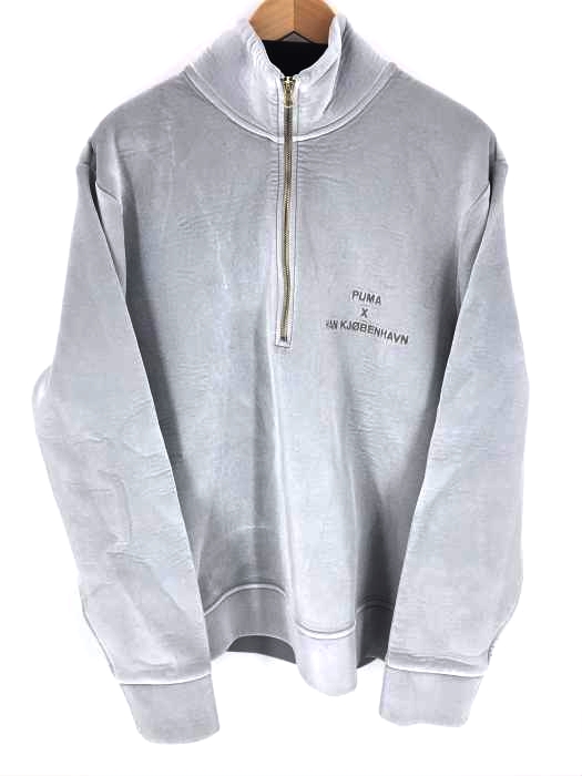 PUMA（プーマ） PUMA×HAN SWEATER ハーフジップスウェットセーター メンズ トップス