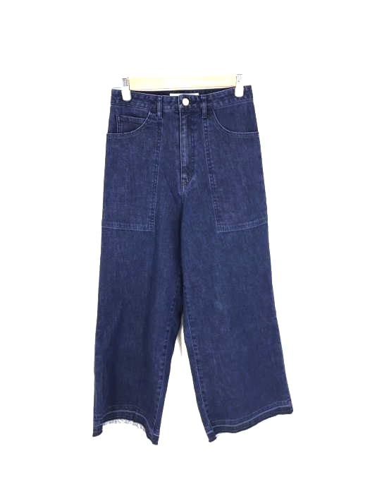 styling/ kei shirahata（スタイリング ケイシラハタ） カットオフ加工 デニムワイドパンツ レディース パンツ