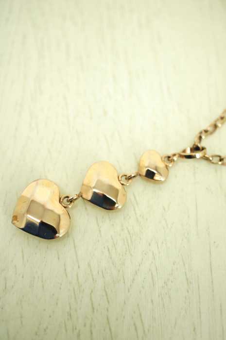 Folli Follie （フォリフォリ） 3連 ハートネックレス レディース アクセサリー