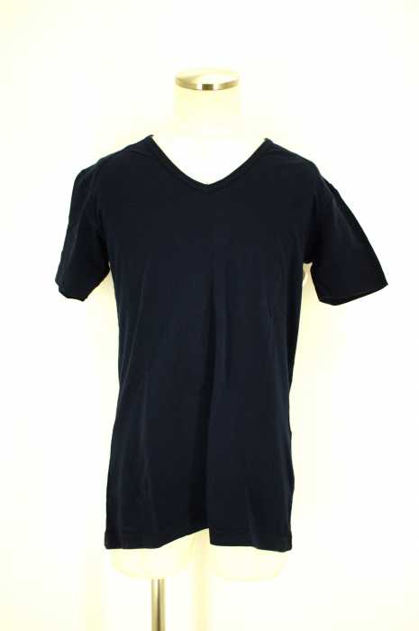 AKM （エーケイエム） 無地VネックコットンTシャツ メンズ トップス