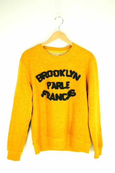 BWGH BROOKLYN WE GO HARD（ビーダブリュージーエイチブルックリンウィーゴーハード） ロゴ刺繍ニットプルオーバー メンズ トップス