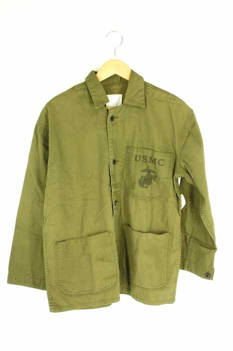 USED古着  （ユーズドフルギ） US 海軍　ユーティリティー　シャツジャケット　USMC メンズ アウター